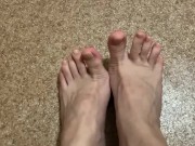My dirty socks and feet after a long day 15/16