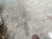 Man Peeing Girl Holding Dick on Snow Mountain 11/16