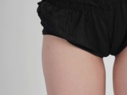 Hot Girl Shows her Cameltoe and through shorts 3/16