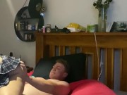 Gorgeous Tattooed Girlfriend Handcuffed and fucked until she cums 16/16