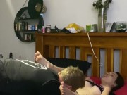 Gorgeous Tattooed Girlfriend Handcuffed and fucked until she cums 2/16