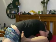 Gorgeous Tattooed Girlfriend Handcuffed and fucked until she cums 4/16