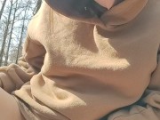 Japanese hentai schoolgirl in the woods squirt herself to exhaustion