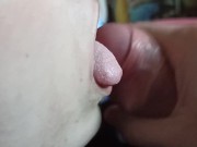 Extreme close up blowjob to my tinder first date 16/16