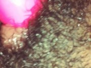 Playing with my wet hairy pussy for my stuff  15/16