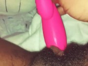 Playing with my wet hairy pussy for my stuff  6/16