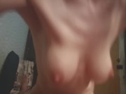 I bounce on my favorite cock until it ejaculate 13/16