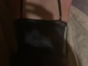 SEXY METAL SLUT ALLISTA REIGNS BOUNCES HER PERFECT ASS ON AN UNEXPECTED BARTENDER ABOVE THE VENUE 14/16