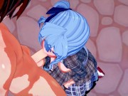 Hoshimachi Suisei sucking dick and getting a facial (Hololive Hentai) 6/16