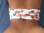 Big booty asian slut takes big white dick doggy 13/16