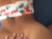 Big booty asian slut takes big white dick doggy 3/16