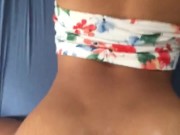 Big booty asian slut takes big white dick doggy 9/16