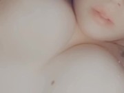 Tits out smoking a blunt 13/16