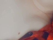 Tits out smoking a blunt 3/16