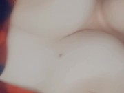 Tits out smoking a blunt 5/16