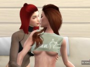 I Comfort my Angry by Eating her Pussy - Sexual Hot Animations 4/16