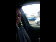 Public Parking Lot Sexy Smoking & Flashing DD Titties in Public Parking Lot public flashing! 2/16