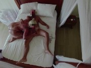 Sexy MILF riding my dick after oral sex in 69 position - Amateur Russian couple on Zanzibar vacation