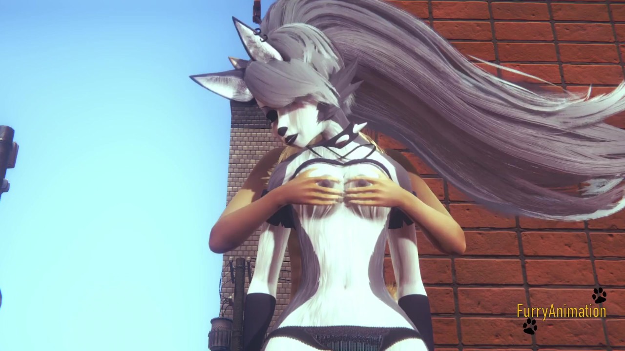 Watch video Furry Hentai Wolf gives fox boobjob until he cum on her face on...