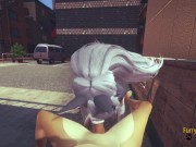 Furry Hentai - POV Wolf sucks cock and gets fucked 3/16