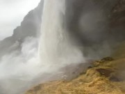 Fucking behind Seljalandsfoss - BJ and sex behind this beautiful Icelandic tourist waterfall 3/16