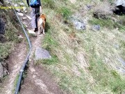 Walk with Angel Fowler to Waterfall on Mountains 3/16