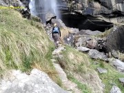 Walk with Angel Fowler to Waterfall on Mountains 8/16