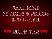 Regina Noir Striptease on the balcony Leopard lingerie 16/16