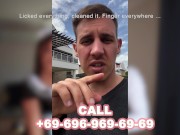 Hot call cleaning lady knows how to make footjob and lick client's ass 1/16