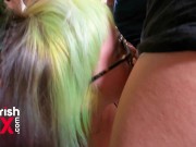 Bukkake Flourish Style feat green haired PAWG Olivia massive cumshots 2/16