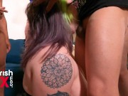 Bukkake Flourish Style feat green haired PAWG Olivia massive cumshots 6/16