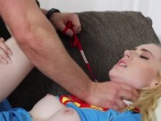 Candy White “Supergirl 1-1” Restraints Cuntfucking Cocksucking Pussylicking 9/16