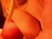 a red lipstick blowjob on the husband  15/16