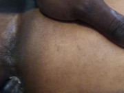 Ebony cougar close up anal play 11/16