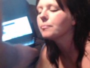 Close up facial cumshot bukkake bbw 7/16