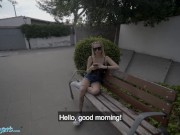 Public Agent Spanish Babe Flashes her Tits and Fucked on the Rocks 1/16