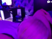 Squirtwerps Sucks a massive cock and constantly squirts all over the room 2/16