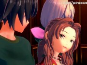 TIFA AND AERITH'S 7TH HEAVEN AFTERHOURS GROUP SEX FUCKING 4/16