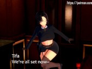 TIFA AND AERITH'S 7TH HEAVEN AFTERHOURS GROUP SEX FUCKING 6/16