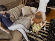 Куколд делится своей подругой с другом и смотрит [3Д Хентай] 12/16