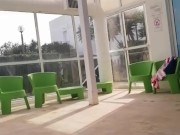 Cute teen amateur expose in hotel in public 9/16