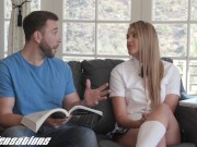 NewSensations - Older Brother Fucks His Sisters Friend In School Uniform Cum On Face 1/16