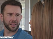 NewSensations - Older Brother Fucks His Sisters Friend In School Uniform Cum On Face 2/16