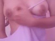 AMAZING BODY tiny teen rubbing hairy pussy and cumming for daddy 10/16