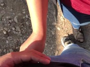 Su primera vez teniendo sexo al aire libre 1/16