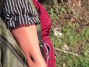Su primera vez teniendo sexo al aire libre 2/16