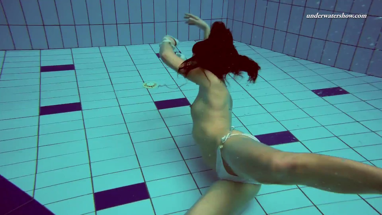 Swimming Pool Dress - Clothes coming off underwater in swimming pool of Alla - RedTube