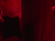 Girl Handcuffed gets Drops of Wax on a Sexy Body - Behind the Scenes 10/16