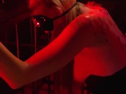 Girl Handcuffed gets Drops of Wax on a Sexy Body - Behind the Scenes 3/16