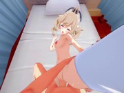 Barbara gets POV side fucked then given a missionary creampie - Genshin Impact Hentai 4/16